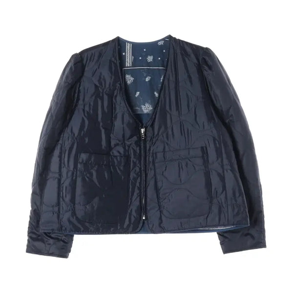 [BUNJANG] Bocavaca 23FW Reversible Bandana Pattern Quilting Lightweight Padded Jacket / 보카바카 23FW 리버시블 반다나 패턴 퀼팅 경량 패딩