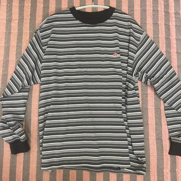 [BUNJANG] DANTON Stripe Long Sleeve M / 새상품/ 단톤 스트라이프 롱슬리브 M
