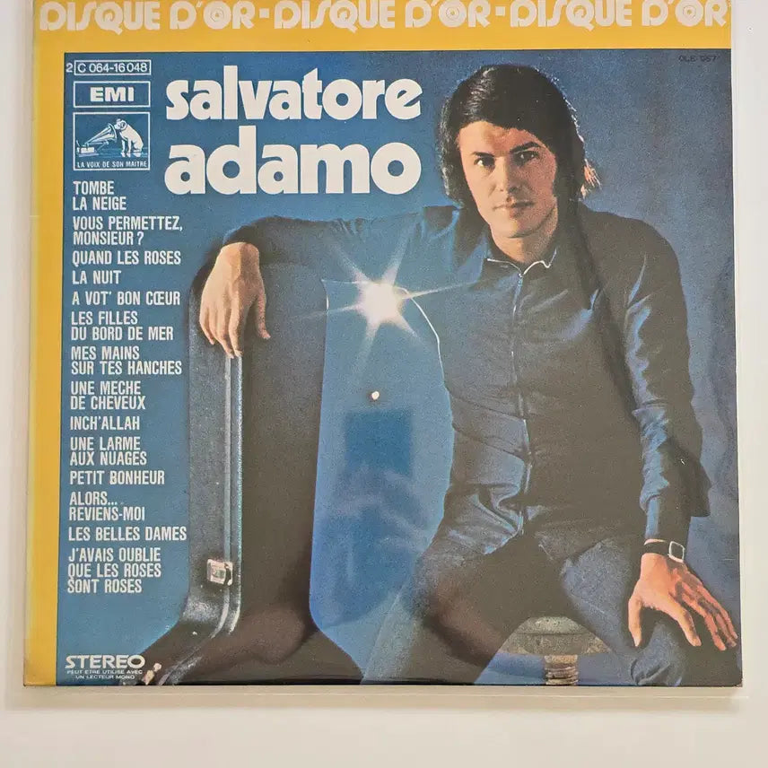[BUNJANG] Salvatore Adamo LP / Salvatore Adamo 살바토레 아다모 LP /NM연흔,MINT/가사지