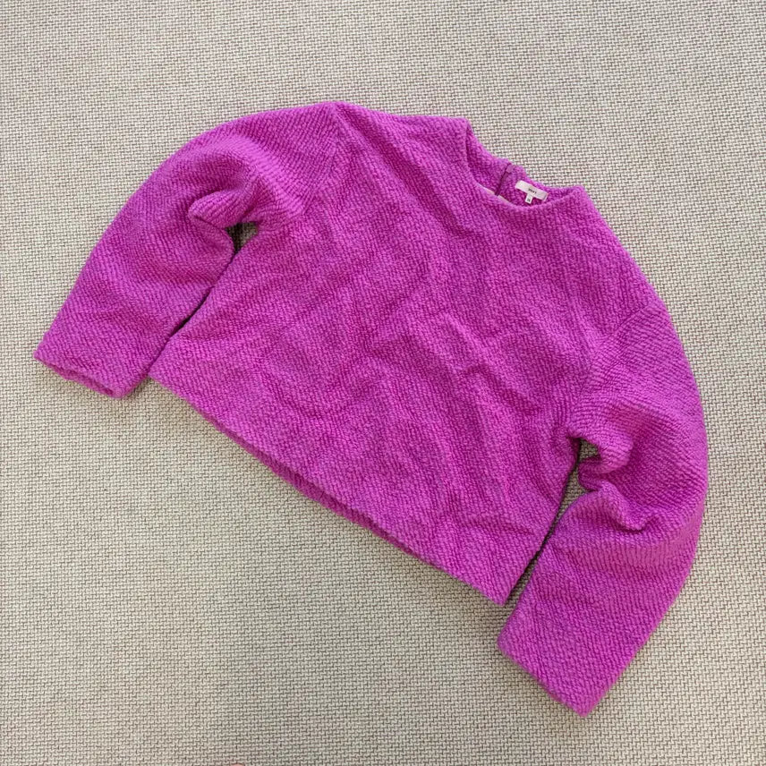 [BUNJANG] 38 Degree Wool Long Sleeve Crop Top / 38 요리 크롭 울 긴팔 0910D1
