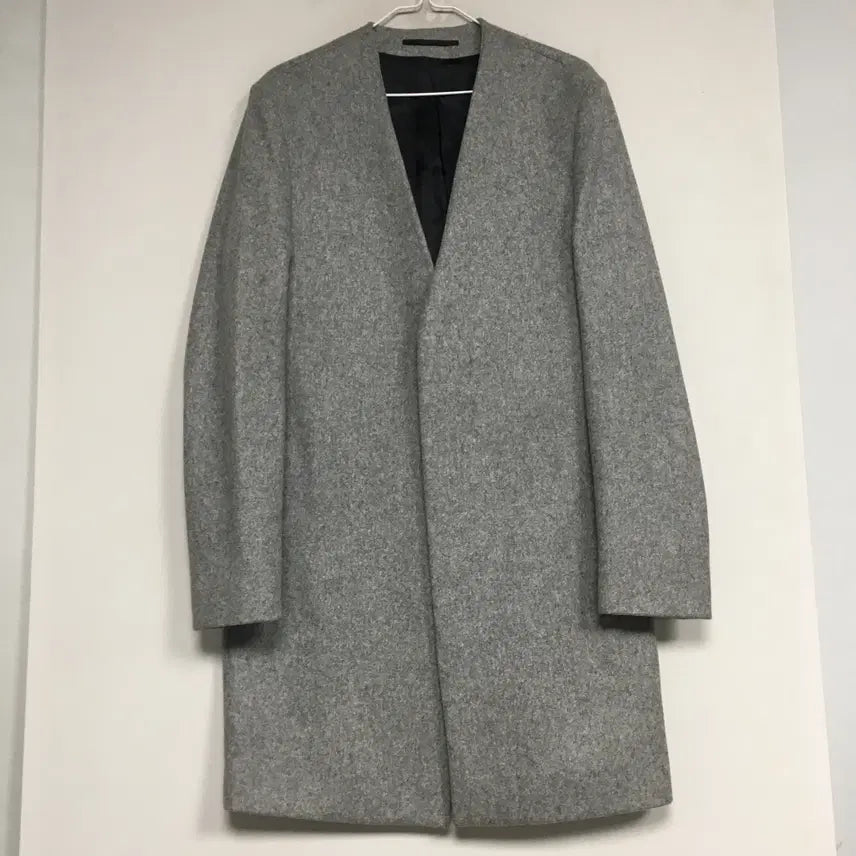 [BUNJANG] COS Men's Collarless Wool Coat / COS 코스 남성 칼라리스 울 코트 95