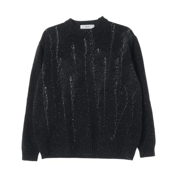 [BUNJANG] Alene Distressed Pattern Wool Blend Oversized Knit Sweater / 알렌느 디스트레스드 패턴 울 블렌드 오버핏 니트 스웨터