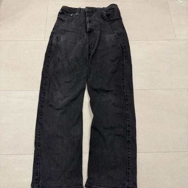 [BUNJANG] Levi's 569 Black Denim Jeans / 리바이스 569 블랙온블랙