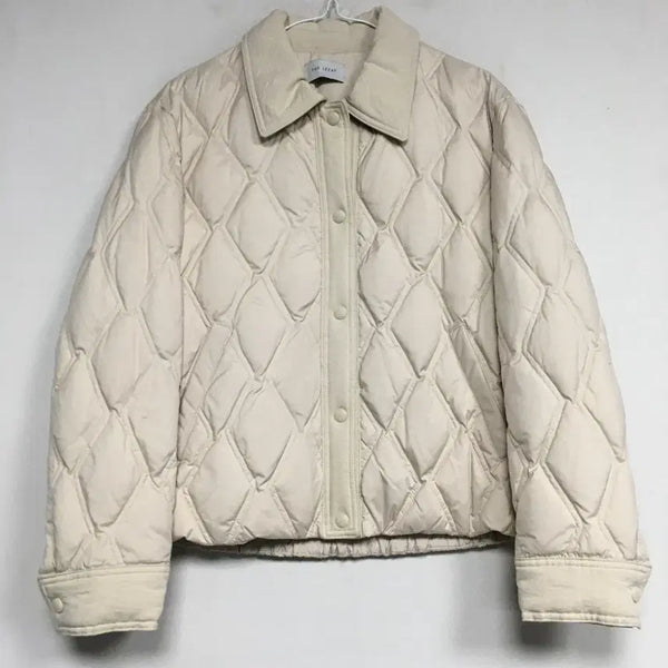 [BUNJANG] The I'z Diamond Quilting Goose Down Padded Jacket / 24 더아이잗 다이아몬드 퀼팅 구스 패딩 85