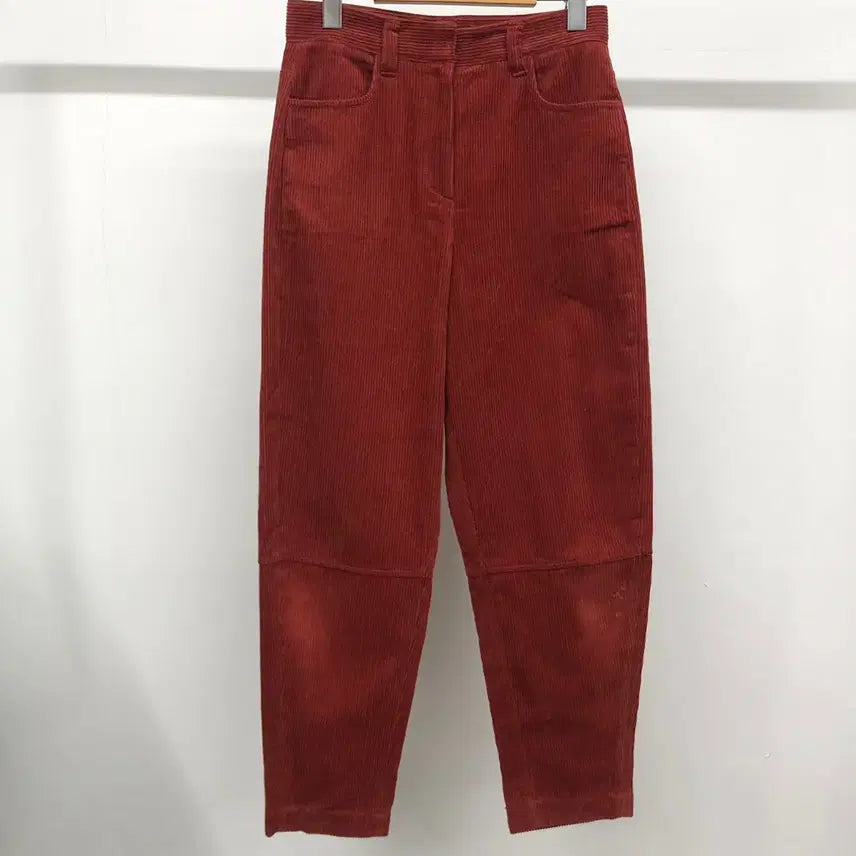[BUNJANG] Montdodo Corduroy Pants Red Brick / 몽또또 코듀로이 라인 팬츠 S