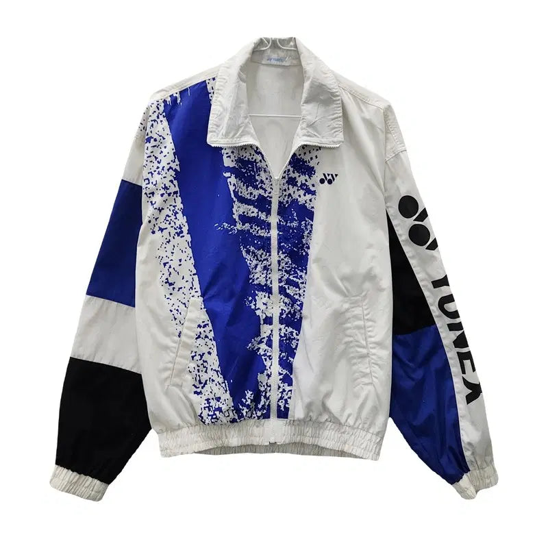 [BUNJANG] YONEX 90s Splatter Warm-up Jacket / YONEX 올드스쿨 90s 스플래터 웜업 자켓 M MADE IN JAPAN