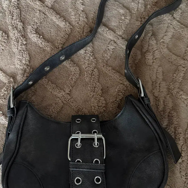[BUNJANG] WEGO Buckle Point Shoulder Bag / 위고wego 버클포인트 숄더백