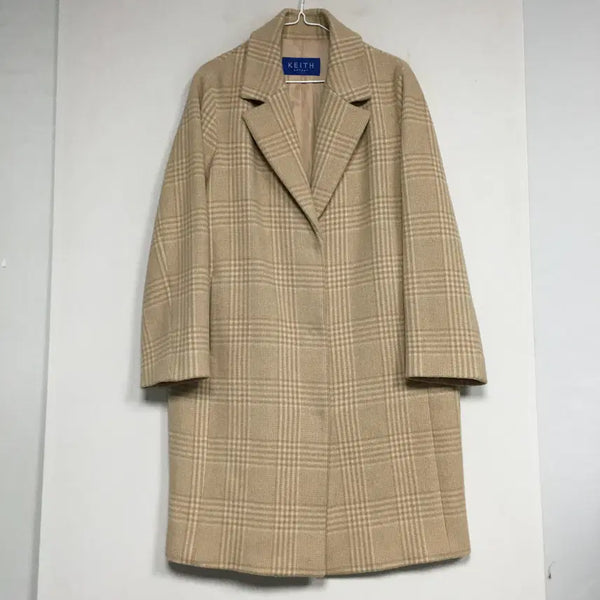 [BUNJANG] KEITH Wool Check Coat / KEITH 키이스 체크 울 코트 66