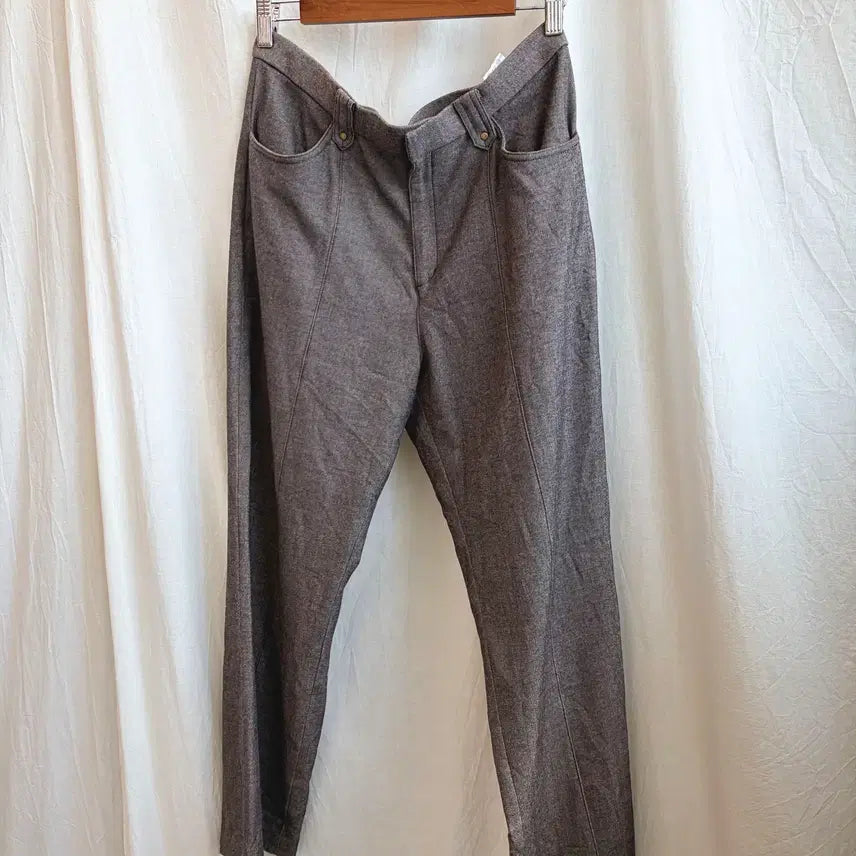 [BUNJANG] Stretch Pants (31-32) / 브라운 스트레치 팬츠(31-32)