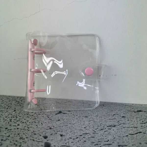 [BUNJANG] Clear 3-Ring Binder Diary Cover / 3공 투명 다이어리