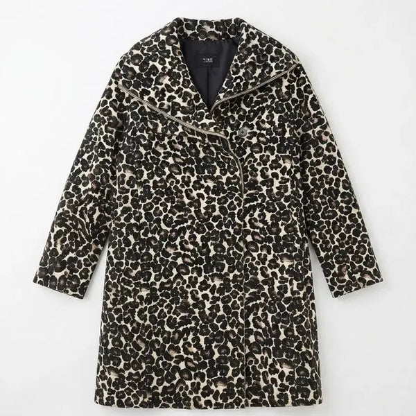 [BUNJANG] Time Leopard Pattern Coat / 타임 레오파드 패턴 코트