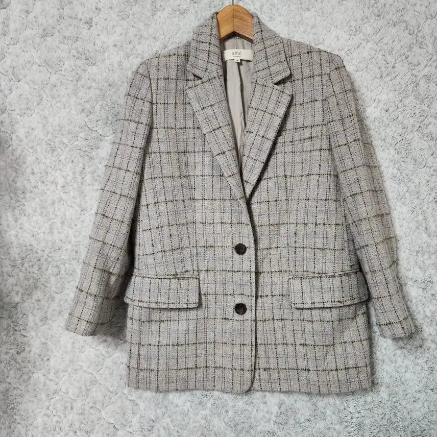 [BUNJANG] athé Vanessa Bruno Check Jacket / K40 [36] athe 바네사브루노 체크 자켓