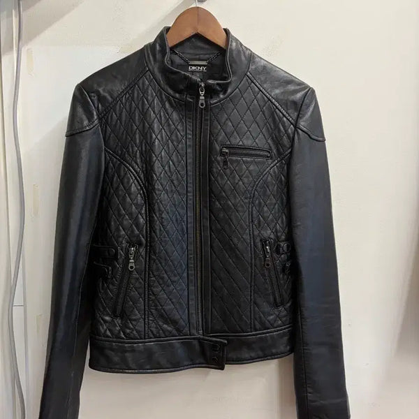 [BUNJANG] DKNY Vintage Leather Jacket / N83. DKNY 빈티지 가죽 레더자켓