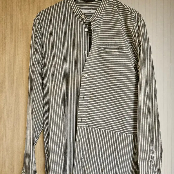 [BUNJANG] System Homme Striped Shirt / 시스템옴므 스트라이프 셔츠