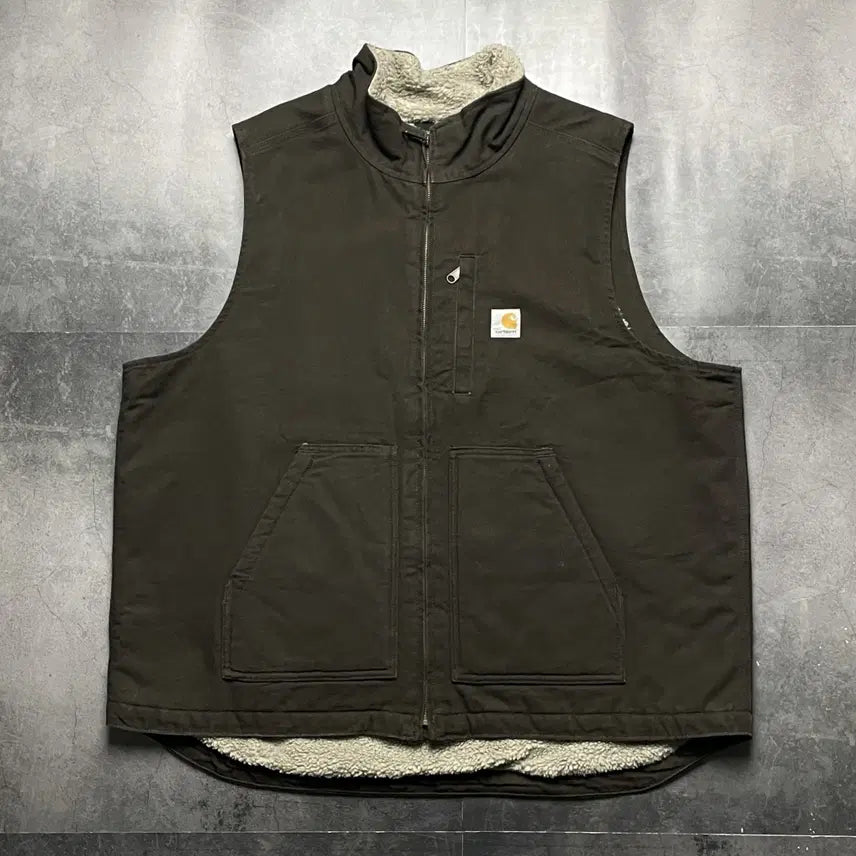 [BUNJANG] Carhartt Sherpa Lined Work Vest / CARHARTT 칼하트 셰르파라이닝 워크베스트 A01514