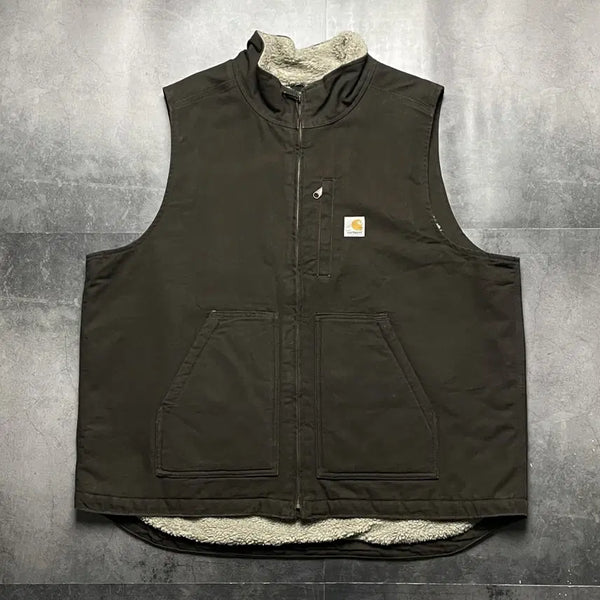 [BUNJANG] Carhartt Sherpa Lined Work Vest / CARHARTT 칼하트 셰르파라이닝 워크베스트 A01514