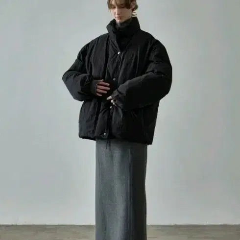 [BUNJANG] Facade Pattern Volume Goose Down Puffer Jacket / 파사드패턴 구스 다운