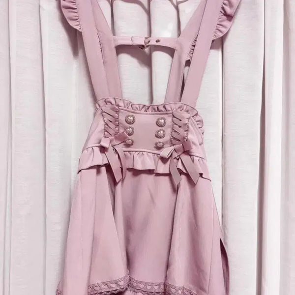 [BUNJANG] Lizlisa Lace-up Suspender / 리즈리사 레이스업 서스펜더