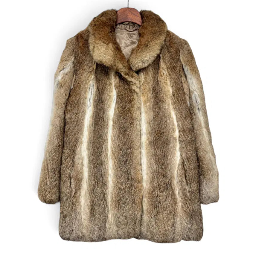 [BUNJANG] 80-90s Real Rabbit Fur Jacket / 80-90's 리얼 래빗 퍼 자켓