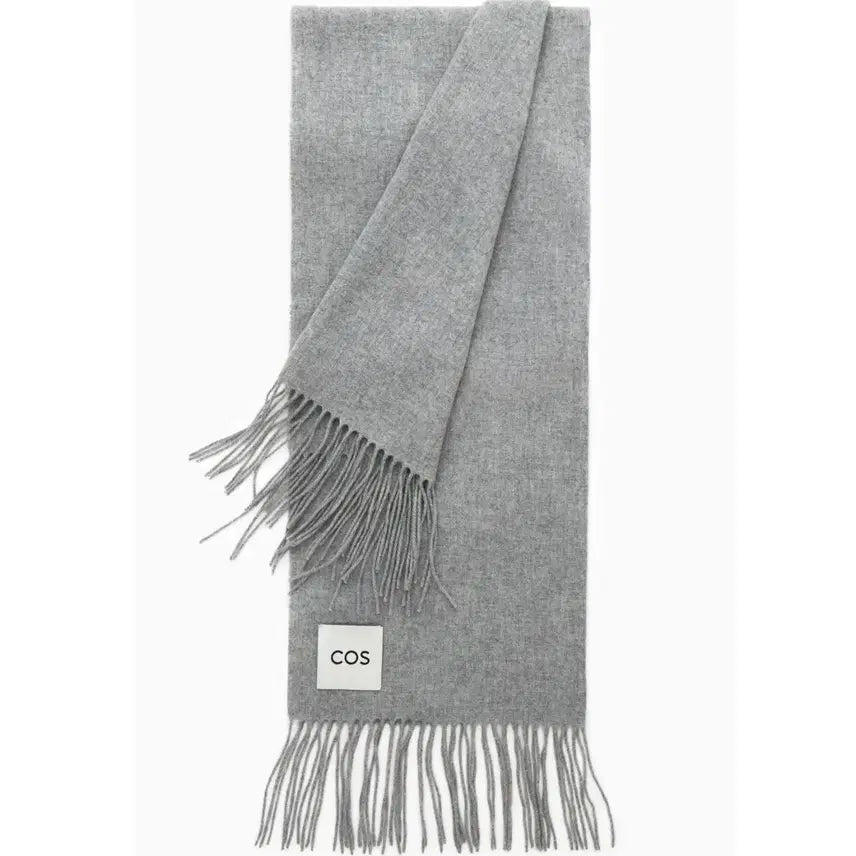 [BUNJANG] COS Fringe Pure Wool Scarf / COS 코스 프린지 퓨어 울 머플러