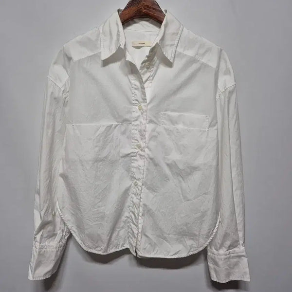 [BUNJANG] System Oversized Fit Shirt White / [여자55]시스템 오버핏 셔츠 화이트