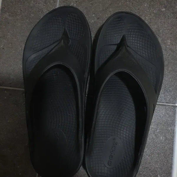[BUNJANG] OOFOS Original Flip Flops Black M6/W8 (240) / 우포스 오리지날 블랙 M6/W8(240) 쪼리 플립플랍