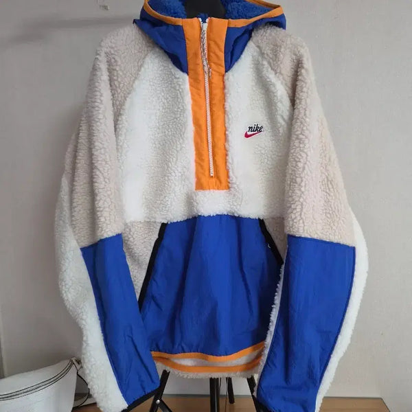 [BUNJANG] Nike Heritage Sherpa Pullover Fleece Jacket / 나이키 헤리티지 쉐르파 풀오버 플리스 자켓