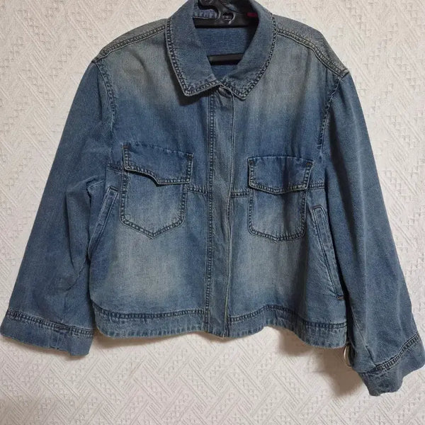 [BUNJANG] Osecon Denim Jacket Blue / 오즈세컨 데님 청자켓 블루