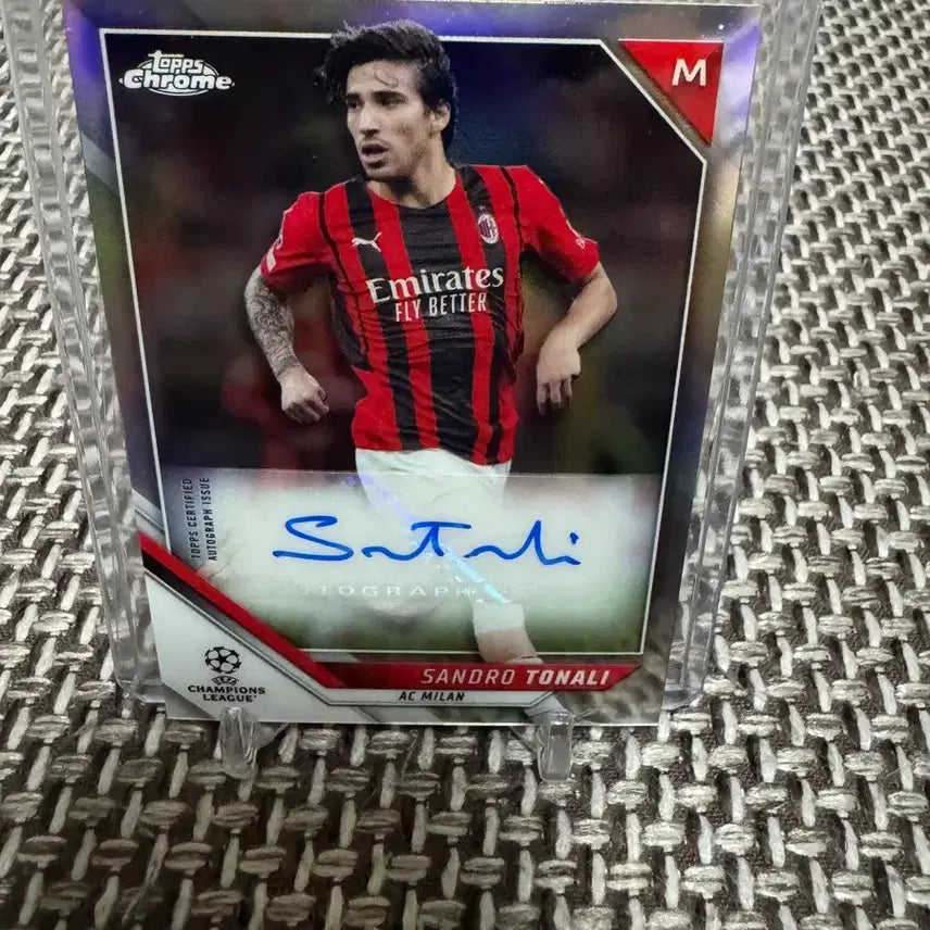 [BUNJANG] Sandro Tonali Autographed Card / (오늘만) 탑스 크롬 토날리 오토(싸인) 카드