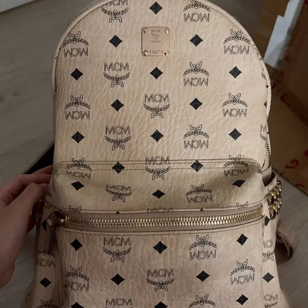 [BUNJANG] MCM Backpack Beige / mcm 베이지 백팩 판매합니다