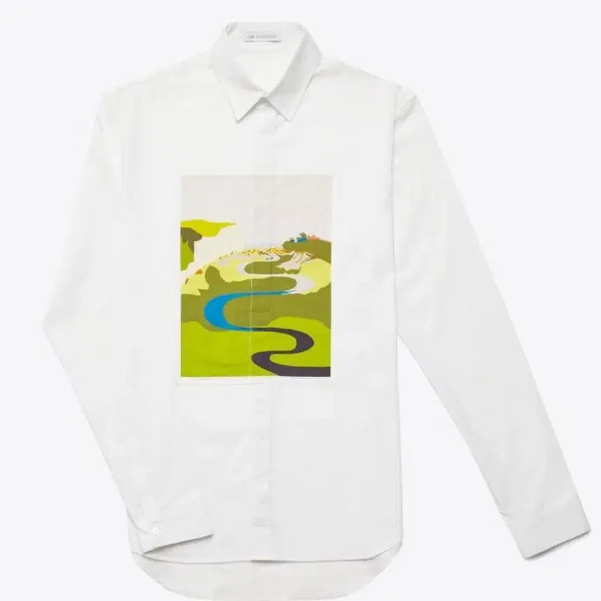 [BUNJANG] J.W. Anderson White Patchwork Shirt / J.W.ANDERSON 셔츠