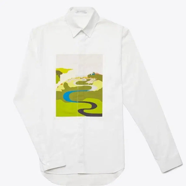 [BUNJANG] J.W. Anderson White Patchwork Shirt / J.W.ANDERSON 셔츠