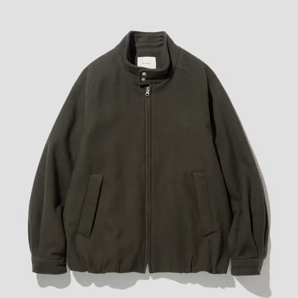 [BUNJANG] Shirter Felt Wool Harrington Jacket (Ash Brown) / 셔터 shirter FELT WOOL HARRINGTON JACKET (ASH BROWN) 해링턴 자켓