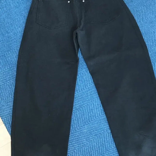 [BUNJANG] 999Archive Technical Curved Jeans Black / 999아카이브 Technical Curved Jeans