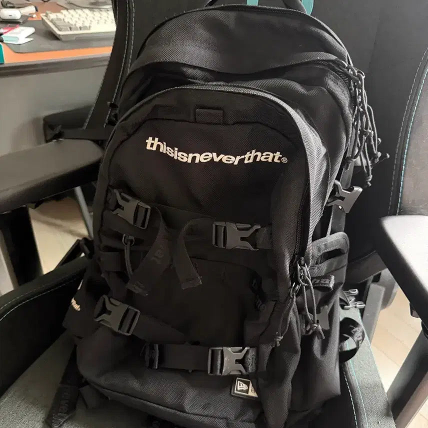 [BUNJANG] thisisneverthat x New Era Collaboration Backpack Black / 디스이즈네버댓 뉴에라  백팩 블랙