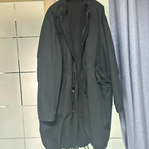 [BUNJANG] Musinsa Standard Fishtail Parka Black / 무신사 스탠다드 피시테일 L 블랙