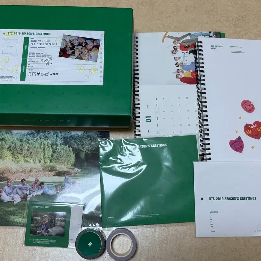 [BUNJANG] BTS Season's Greetings & Membership Kit Bundle / 방탄 bts 방탄소년단  시즌그리팅, 멤버십키트 굿즈 일괄 판매