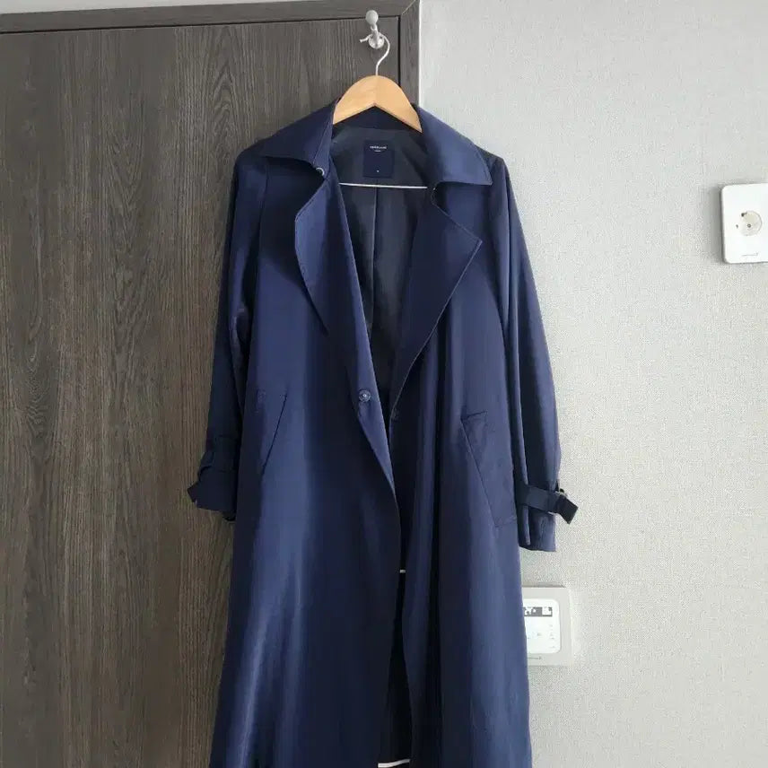 [BUNJANG] Chatelaine Navy Trench Coat (Size 90/66) / 샤트렌 네이비 트렌치 코트 90 ( 66)