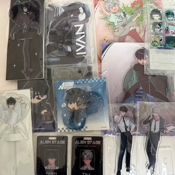 [BUNJANG] A-Stage Evan Till Acrylic Bundle Set / 일괄) 에이스테 이반 틸 아크릴 공식 비공식 루비아 Lubya