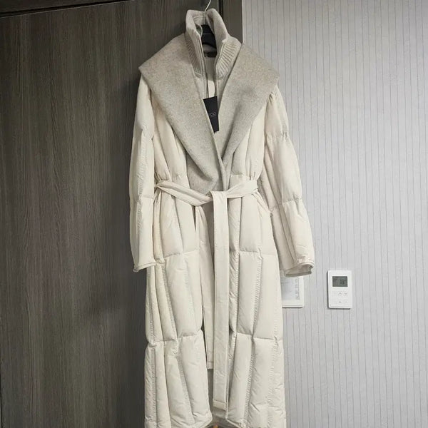 [BUNJANG] DEMOO Goose Down Long Padding Coat / 데무 거위털 롱패딩