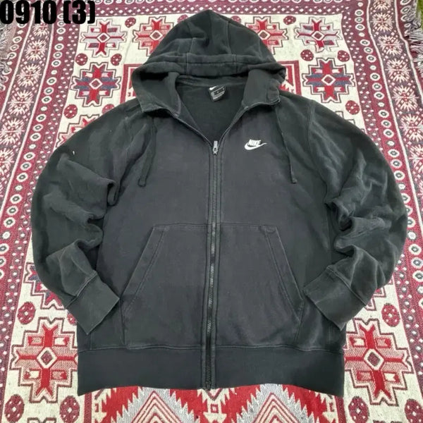 [BUNJANG] Nike Black Hoodie Zip-up M / 나이키 후드집업 검정 m 9/10