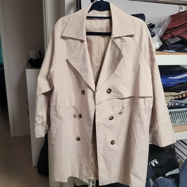 [BUNJANG] Beige Trench Coat Size 55 / 베이지 트렌치코트 55