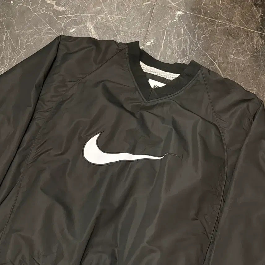[BUNJANG] Nike Black Warm-up Windbreaker Jacket / L 나이키 블랙 웜업 바람막이