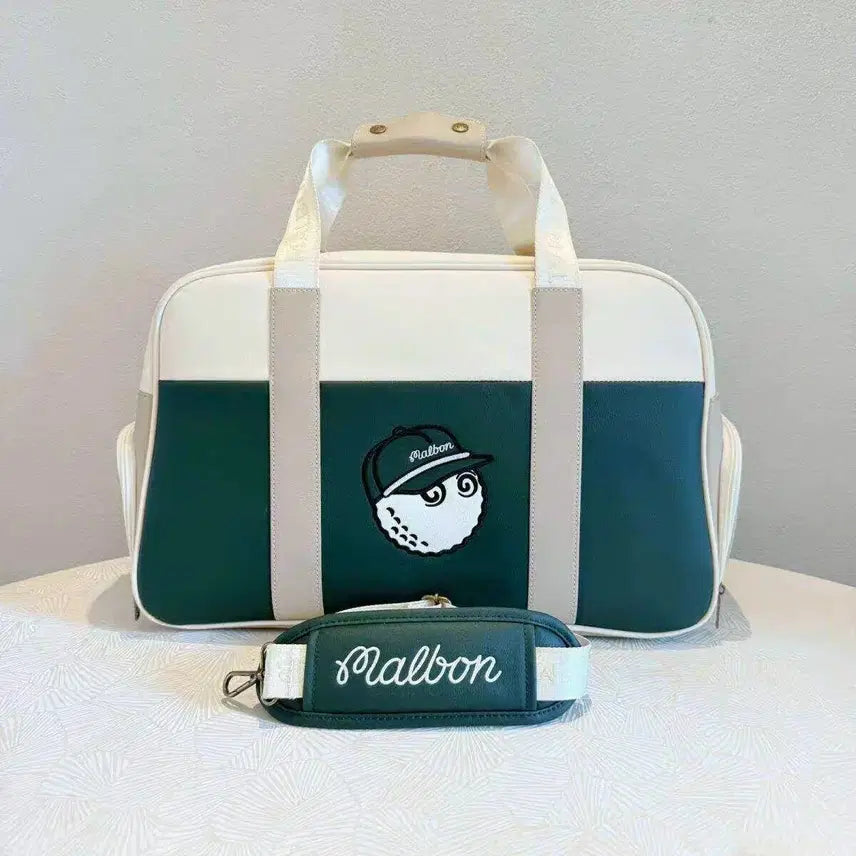 [BUNJANG] Malbon Golf Boston Bag / MALBON GOLF 말본 골프백 보스턴백