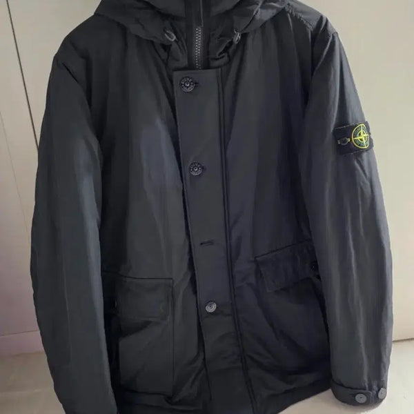 [BUNJANG] Stone Island Microplush Primaloft Padded Jacket XL / 스톤아일랜드 마이크로랩스 프리마로프트 블랙 패딩 xl (국내105사이즈) 국택정품인증 에눌X