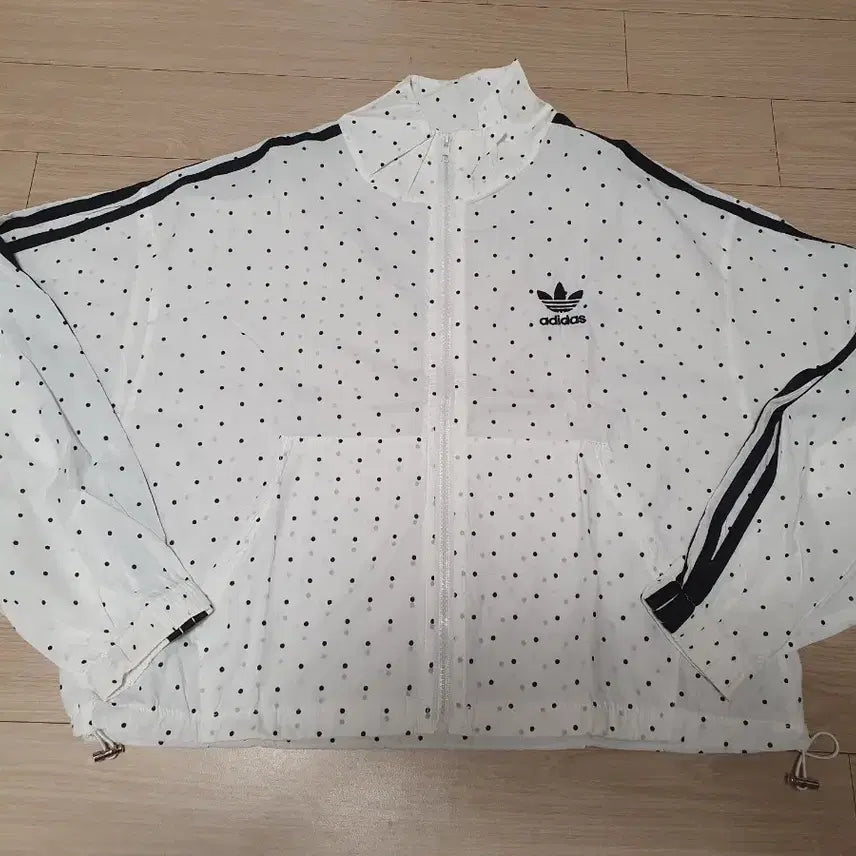 [BUNJANG] Adidas Dot Windbreaker Jacket Women's / (새상품) 아디다스 도트 바람막이 자켓_여성 바람막이 점퍼