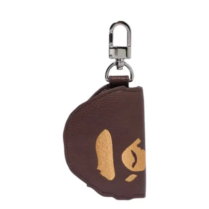 [BUNJANG] BAPE Ape Head Key Case Brown / 베이프 에이프 헤드 키 케이스 브라운