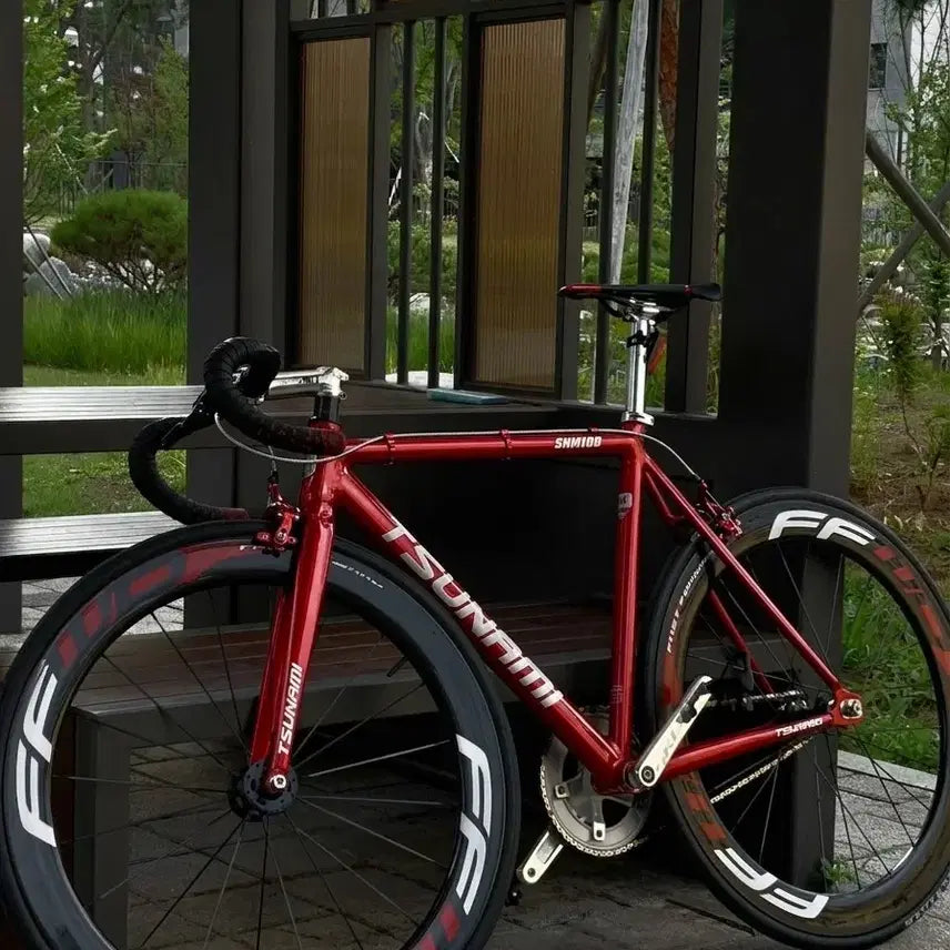 [BUNJANG] Red Wine Bicycle Frame Set / 레드와인 반차 판매