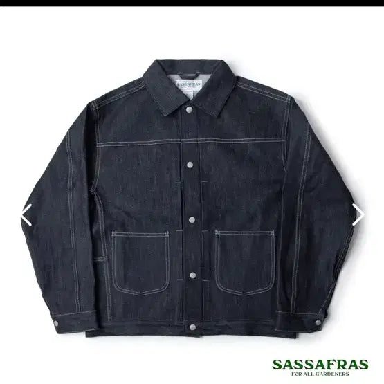 [BUNJANG] Sassafras Gardener Denim Jacket [L] / 사사프라스 sassafras 가드너 데님 자켓 [L]