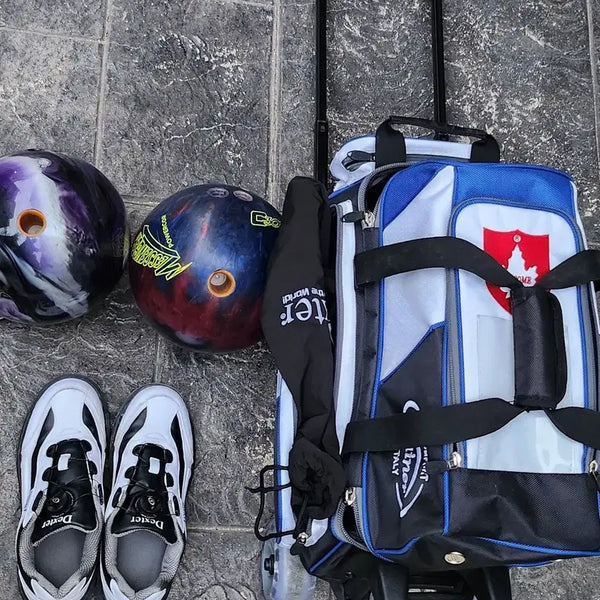 [BUNJANG] Bowling Ball and Shoe Set with Bag / 볼링 도구 세트